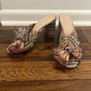 Loeffler Randall Penny Knot Mules in Candy Stripe